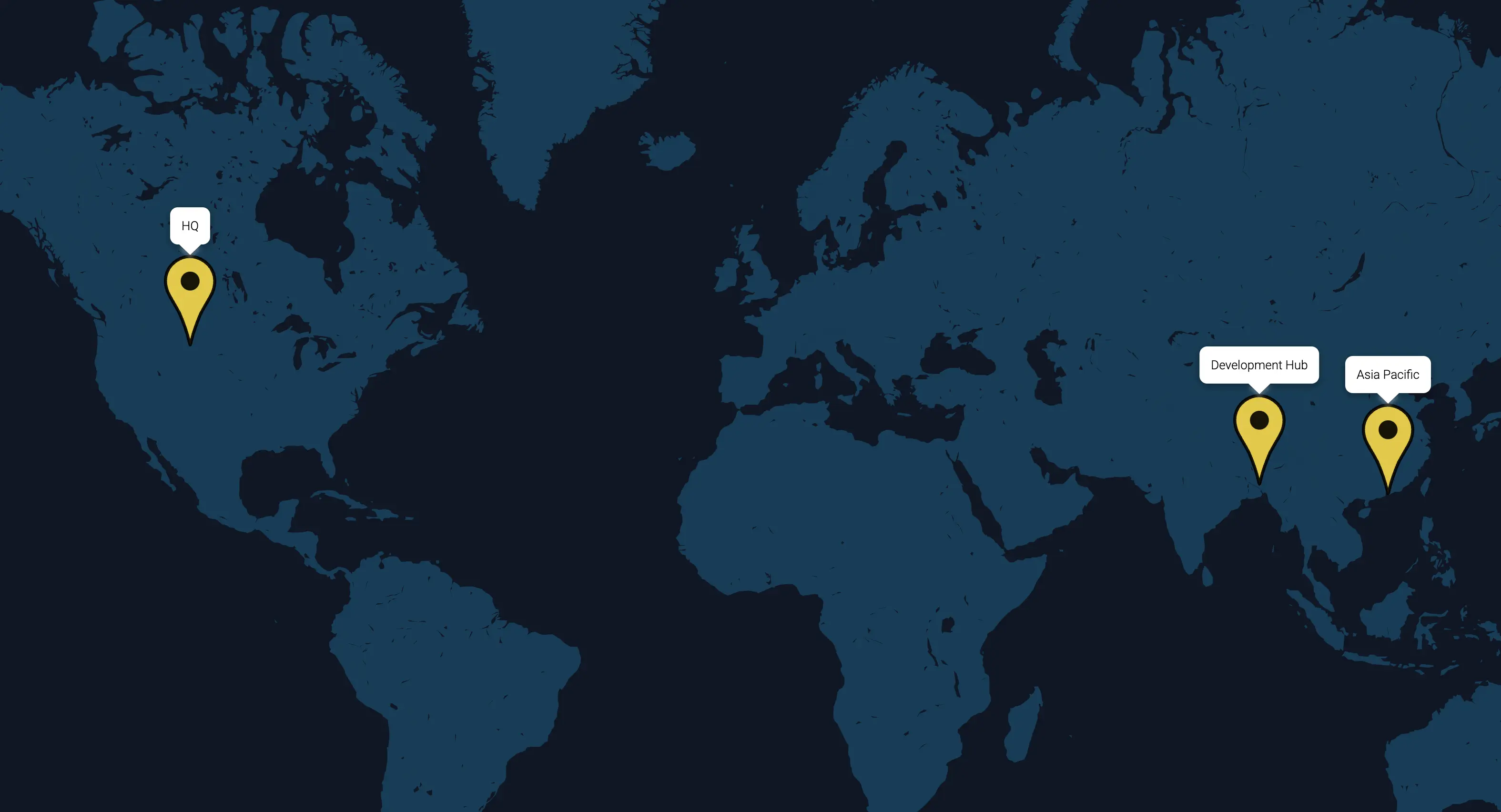 Office Locations in a Map